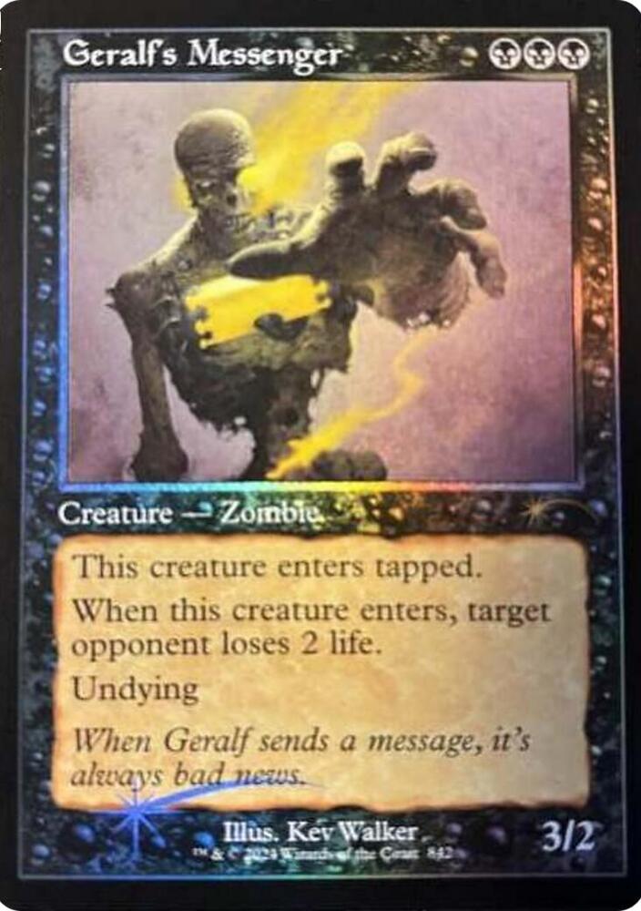 Geralf's Messenger (842) (Retro Frame) [Secret Lair Drop]