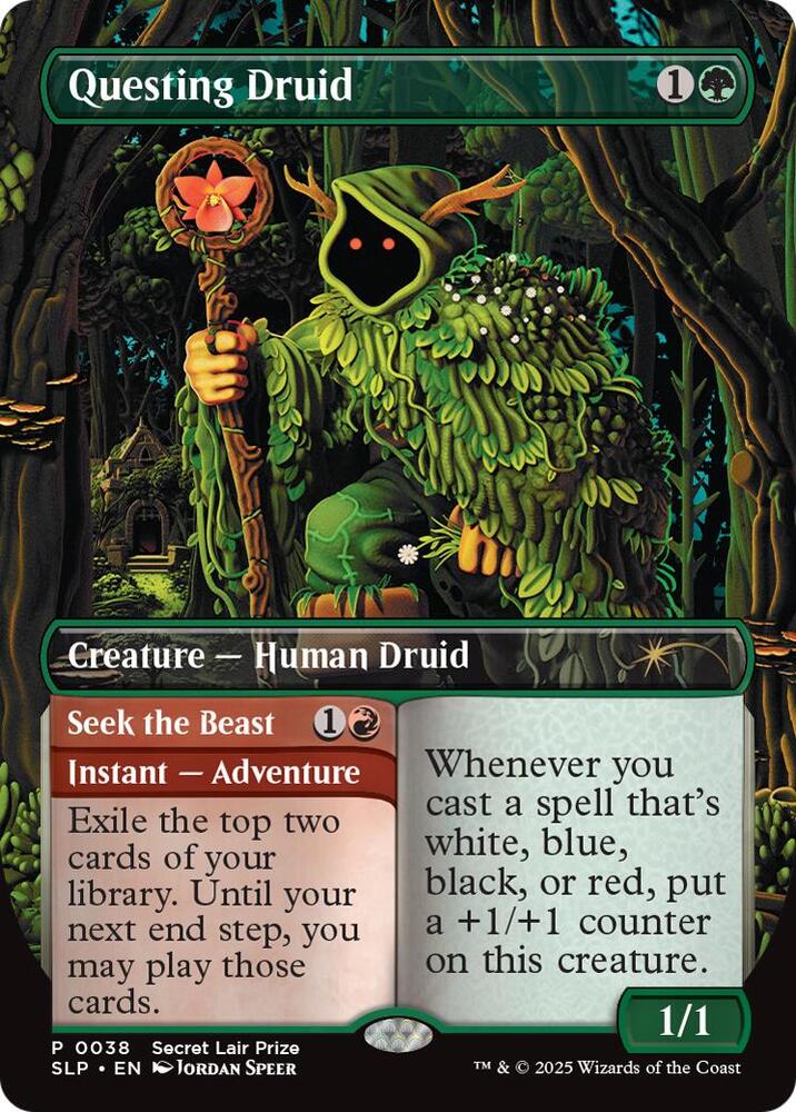 Questing Druid (38) [Secret Lair Showdown]