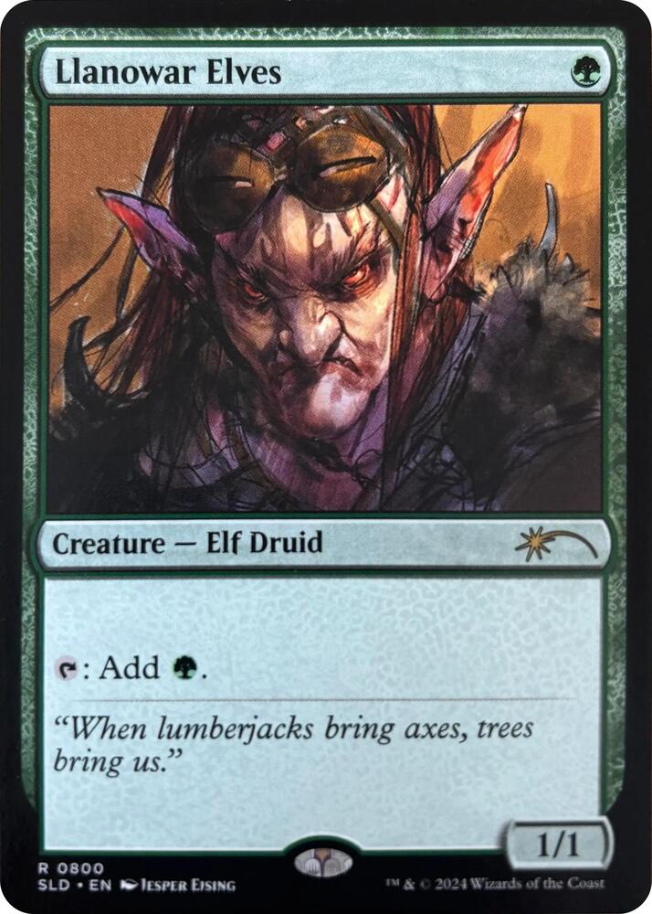 Llanowar Elves (0800) [Secret Lair Drop]