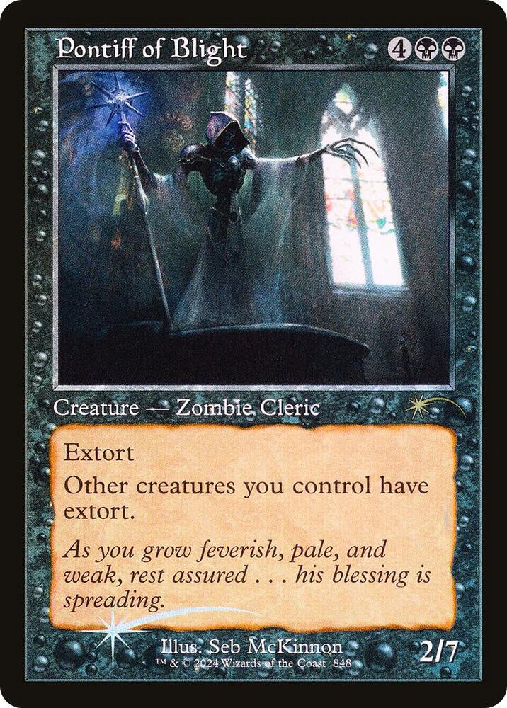 Pontiff of Blight (Retro Frame) (848) [Secret Lair Drop]