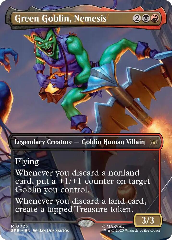 Green Goblin, Nemesis (Borderless) (23) [Marvel's Spider-Man: Eternal-Legal]