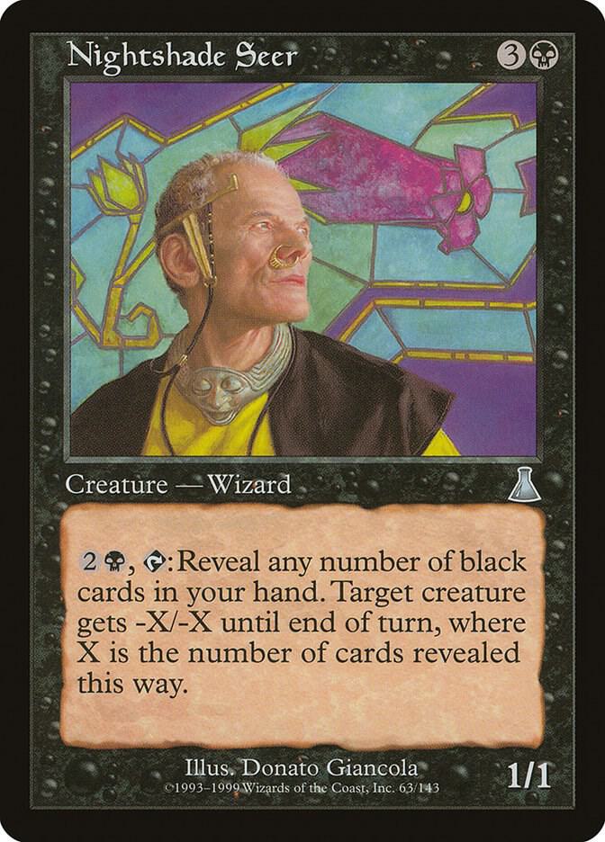 Nightshade Seer (63) [Urza's Destiny]