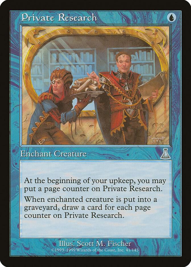 Private Research (41) [Urza's Destiny]
