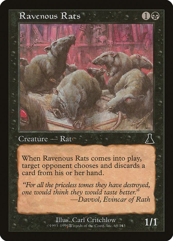 Ravenous Rats (68) [Urza's Destiny]