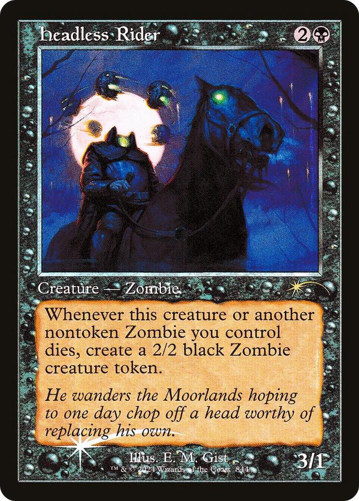 Headless Rider (Retro Frame) (844) [Secret Lair Drop]