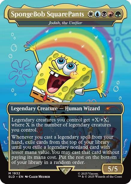 SpongeBob SquarePants - Jodah, the Unifier (1932) [Secret Lair Drop]