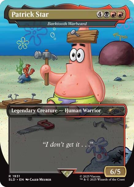 Patrick Star - Barktooth Warbeard (1931) [Secret Lair Drop]