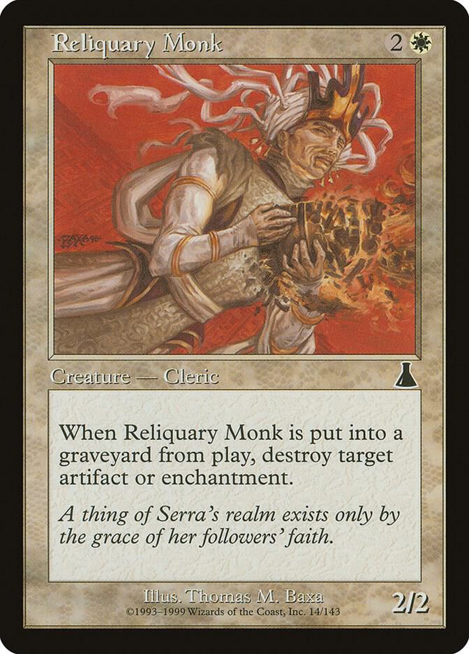 Reliquary Monk (14) [Urza's Destiny]