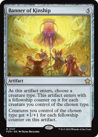 Banner of Kinship (127) [Aetherdrift Promos]