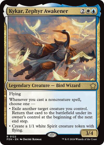 Kykar, Zephyr Awakener (122) [Aetherdrift Promos]