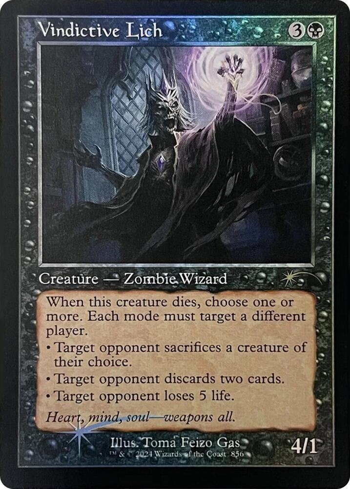 Vindictive Lich (Retro Frame) (856) [Secret Lair Drop]