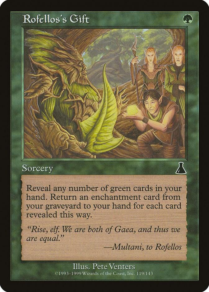 Rofellos's Gift (119) [Urza's Destiny]