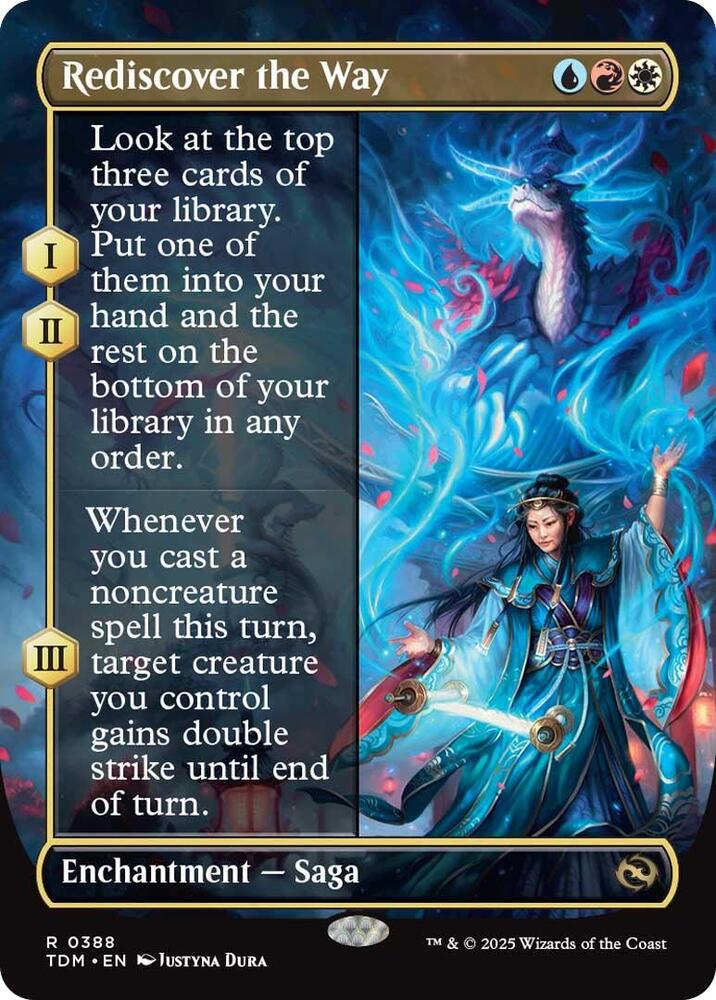 Rediscover the Way (Borderless) (388) [Tarkir: Dragonstorm]