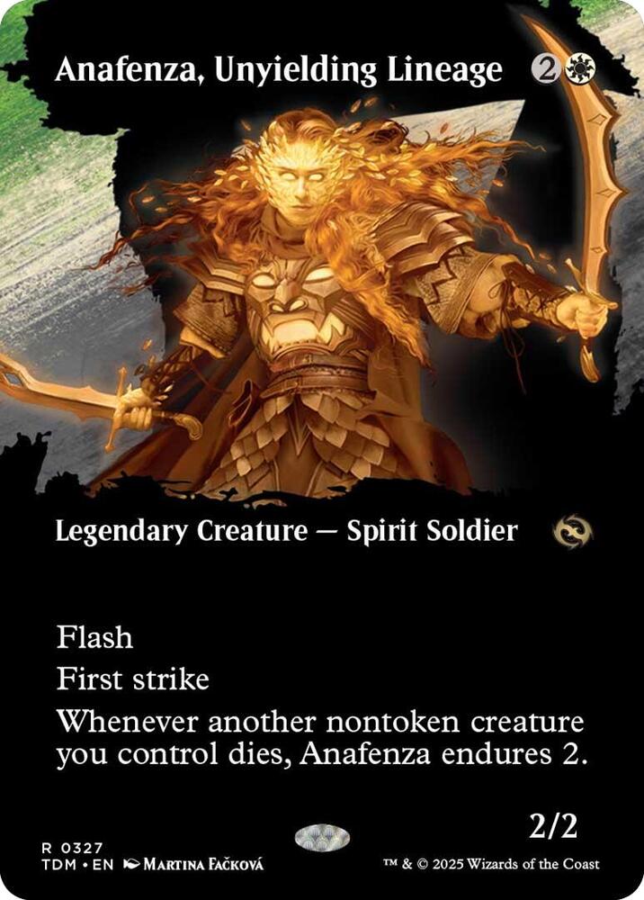 Anafenza, Unyielding Lineage (Borderless) (327) [Tarkir: Dragonstorm]