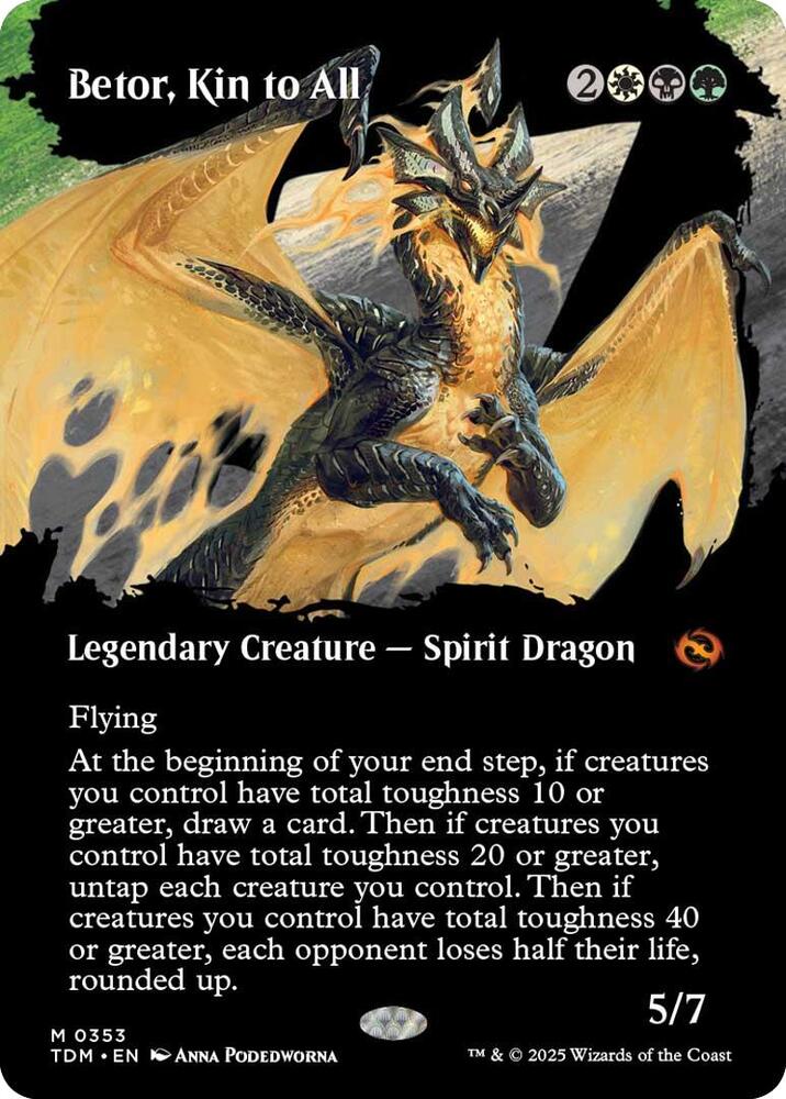 Betor, Kin to All (Borderless) (353) [Tarkir: Dragonstorm]