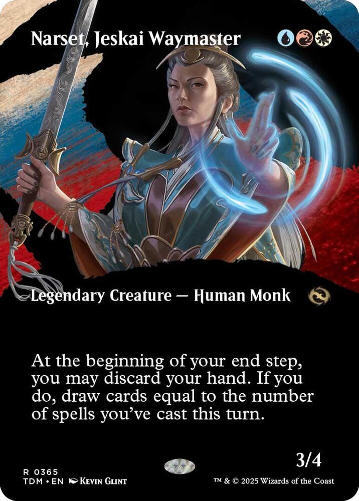 Narset, Jeskai Waymaster (Borderless) (365) [Tarkir: Dragonstorm]