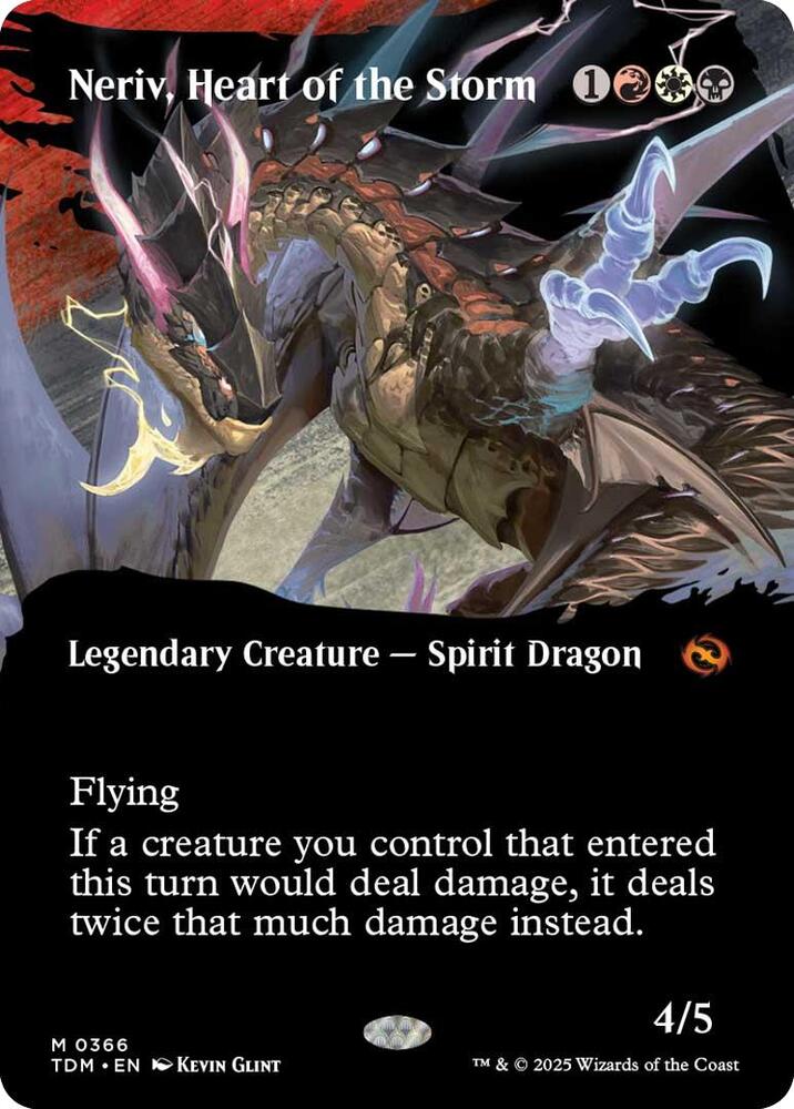 Neriv, Heart of the Storm (Borderless) (366) [Tarkir: Dragonstorm]