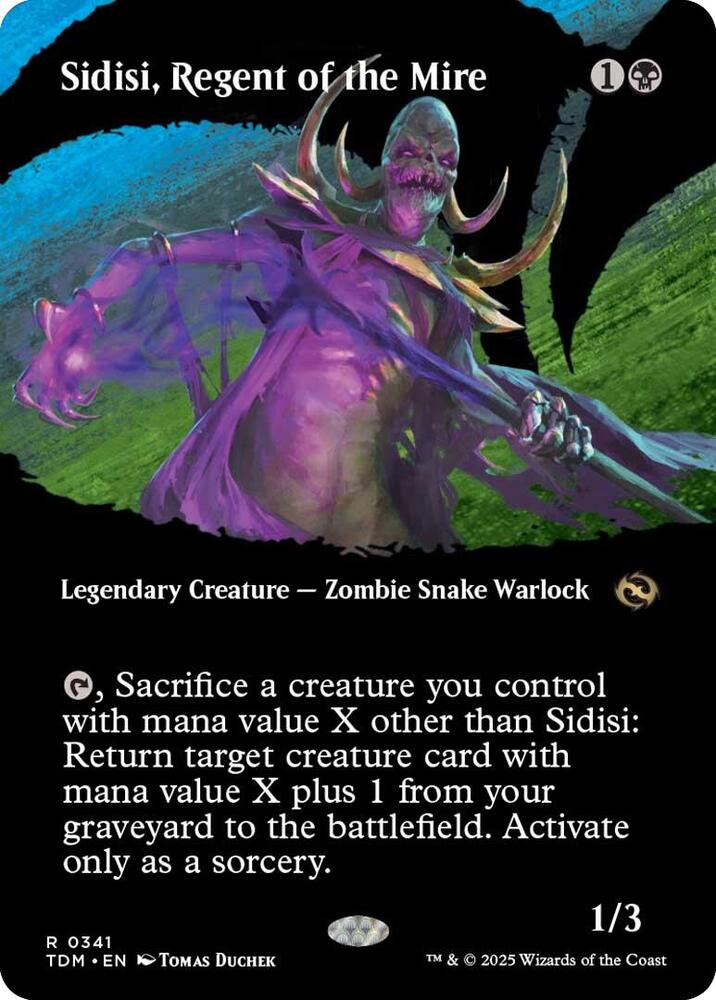 Sidisi, Regent of the Mire (Borderless) (341) [Tarkir: Dragonstorm]