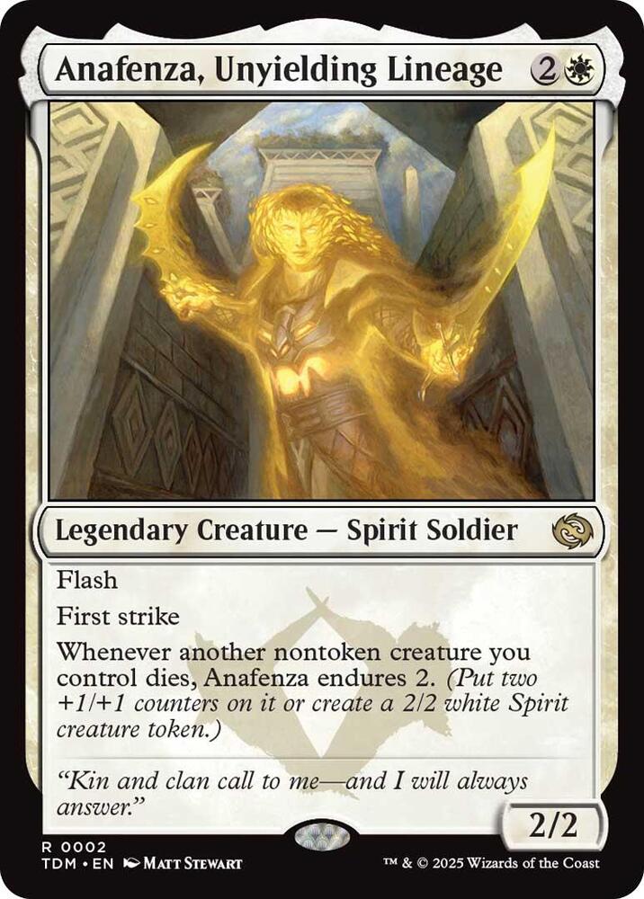Anafenza, Unyielding Lineage (2) [Tarkir: Dragonstorm]