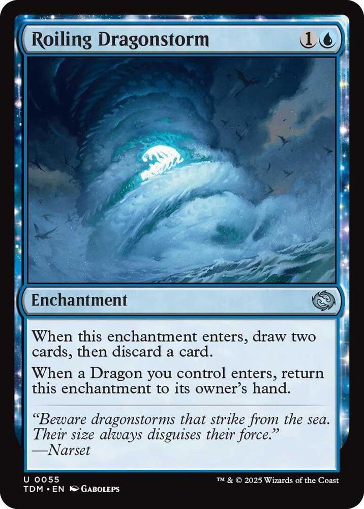 Roiling Dragonstorm (55) [Tarkir: Dragonstorm]