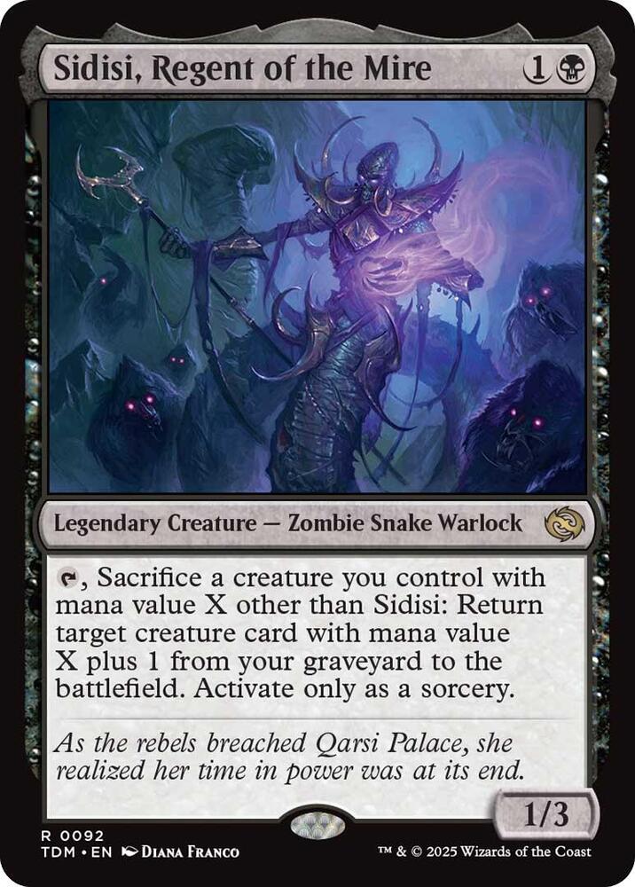 Sidisi, Regent of the Mire (92) [Tarkir: Dragonstorm]