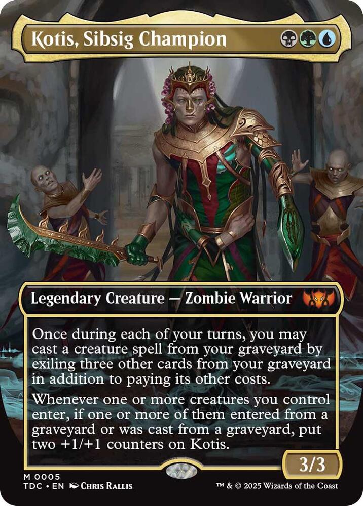 Kotis, Sibsig Champion (Borderless) (5) [Tarkir: Dragonstorm Commander]