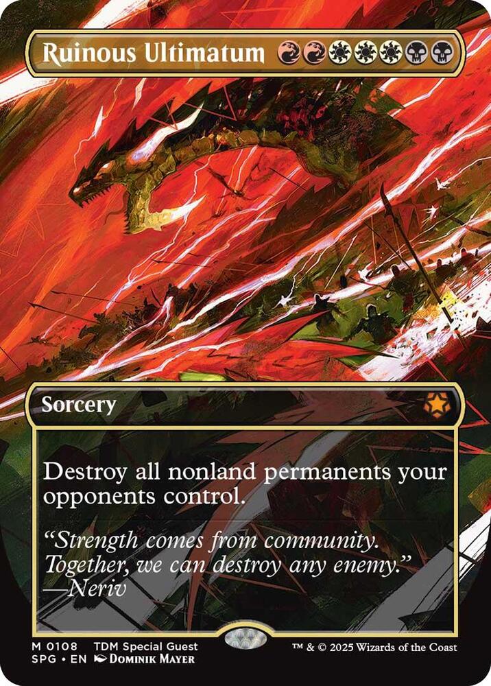 Ruinous Ultimatum (Borderless) (108) [Special Guests]