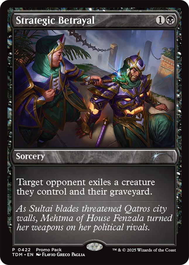 Strategic Betrayal (422) [Tarkir: Dragonstorm Promos]