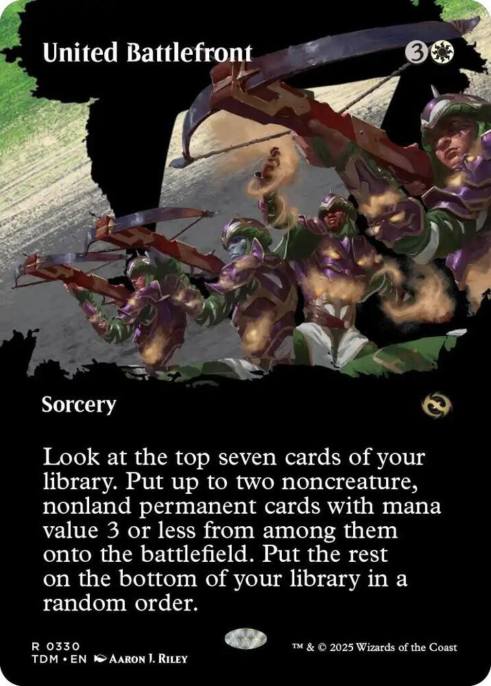 United Battlefront (Borderless) (330) [Tarkir: Dragonstorm]