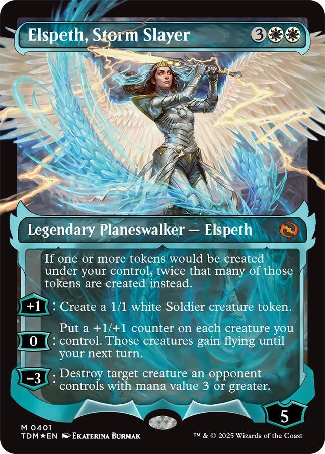 Elspeth, Storm Slayer (Showcase) (401) [Tarkir: Dragonstorm]