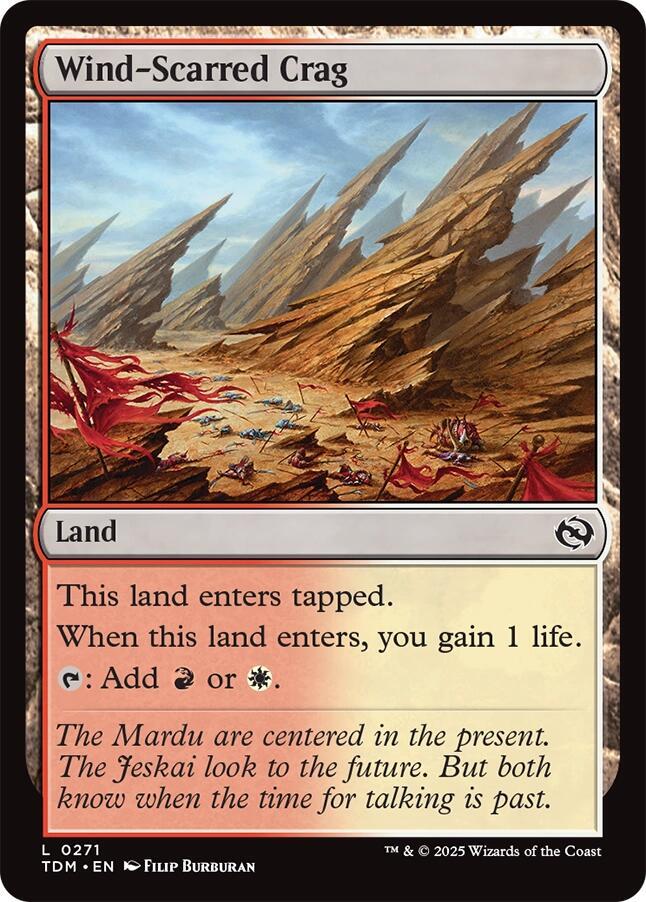 Wind-Scarred Crag (271) [Tarkir: Dragonstorm]