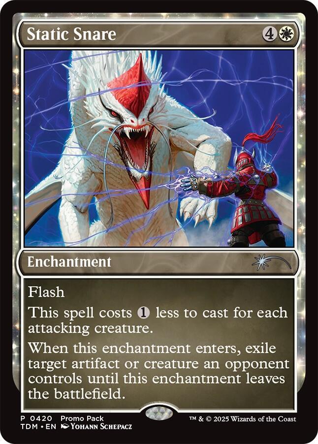 Static Snare (420) [Tarkir: Dragonstorm Promos]