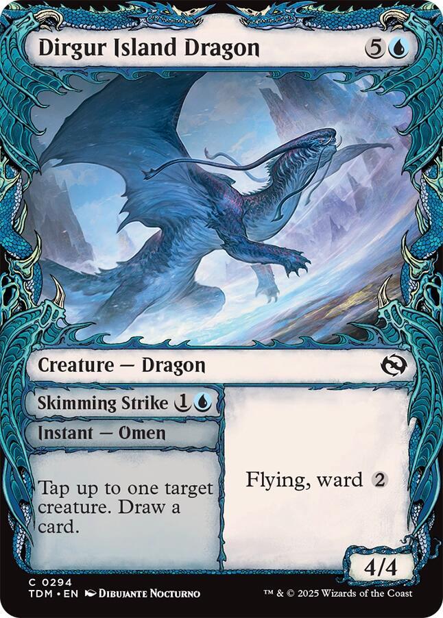 Dirgur Island Dragon (Showcase) (294) [Tarkir: Dragonstorm]