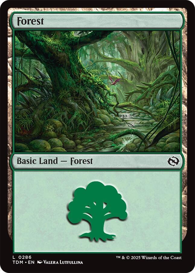 Forest (0286) [Tarkir: Dragonstorm]