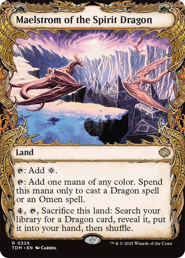 Maelstrom of the Spirit Dragon (Showcase) (326) [Tarkir: Dragonstorm]
