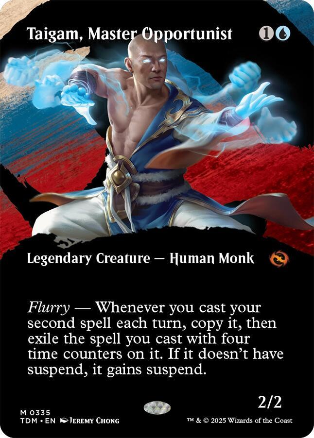 Taigam, Master Opportunist (Borderless) (335) [Tarkir: Dragonstorm]