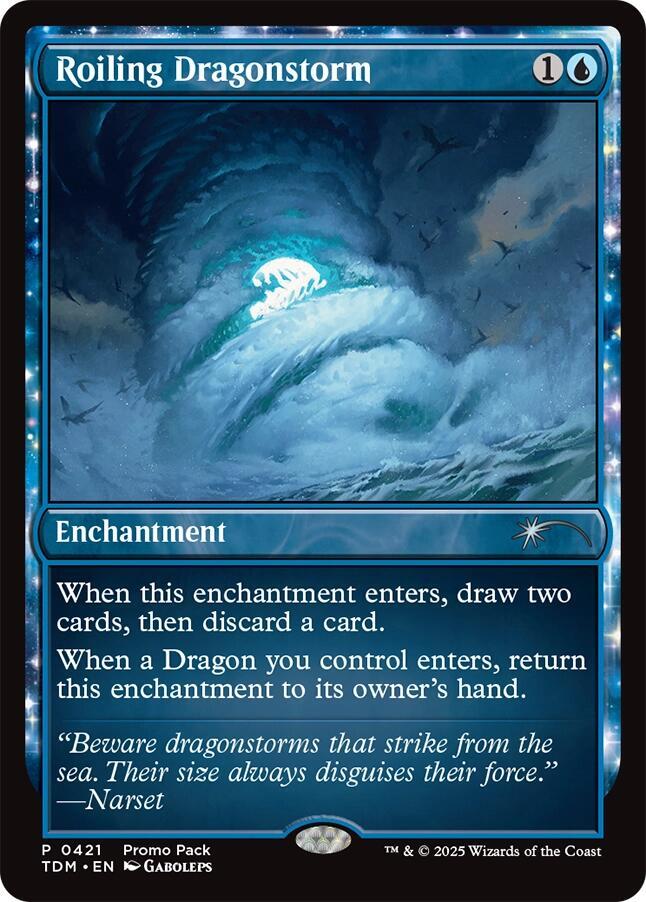 Roiling Dragonstorm (421) [Tarkir: Dragonstorm Promos]