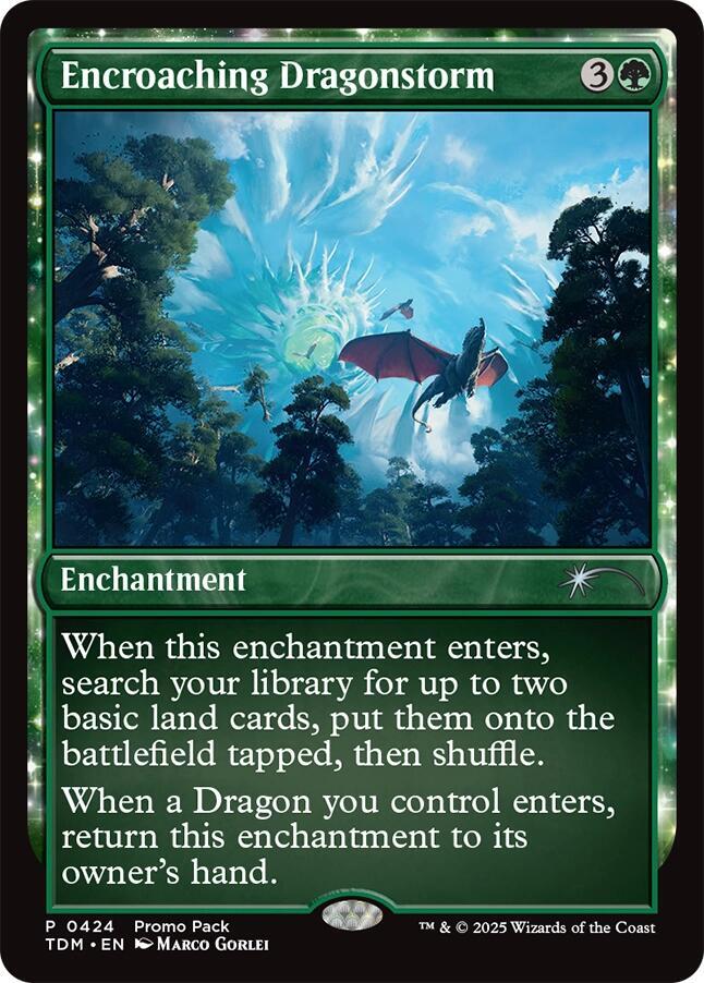 Encroaching Dragonstorm (424) [Tarkir: Dragonstorm Promos]