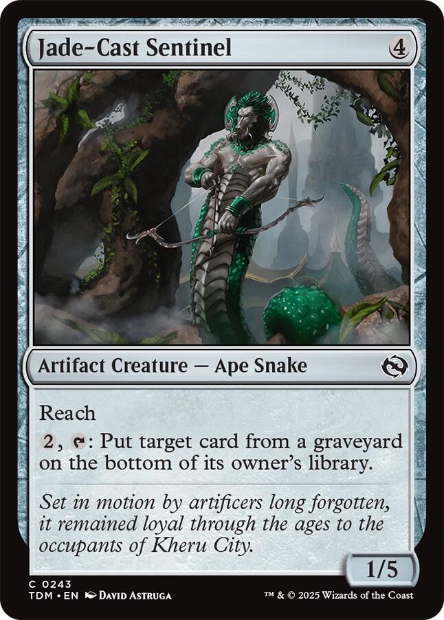 Jade-Cast Sentinel (243) [Tarkir: Dragonstorm]