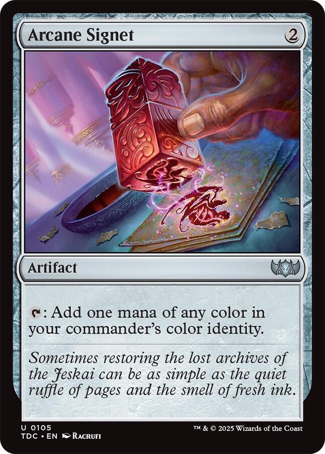 Arcane Signet (105) [Tarkir: Dragonstorm Commander]