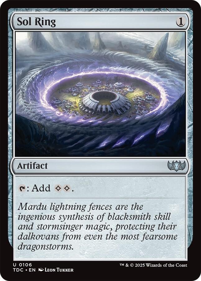 Sol Ring (106) [Tarkir: Dragonstorm Commander]