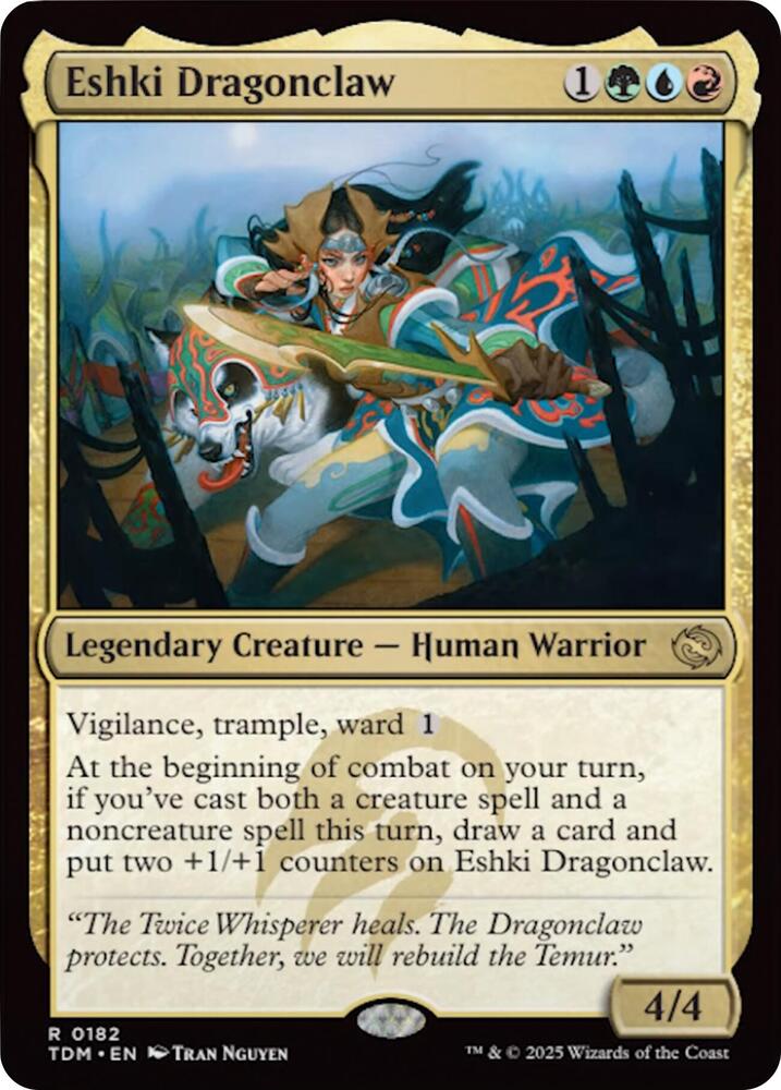 Eshki Dragonclaw (182) [Tarkir: Dragonstorm]