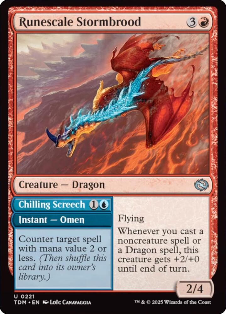 Runescale Stormbrood (221) [Tarkir: Dragonstorm]