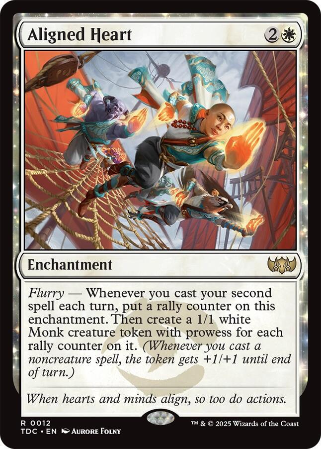 Aligned Heart (12) [Tarkir: Dragonstorm Commander]