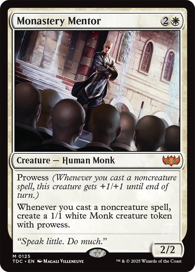 Monastery Mentor (125) [Tarkir: Dragonstorm Commander]