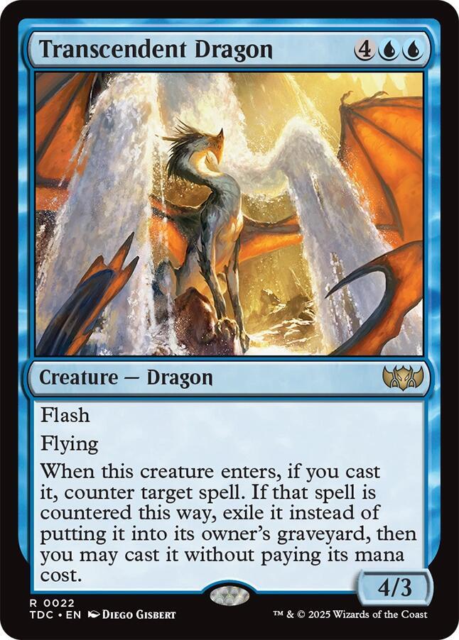 Transcendent Dragon (22) [Tarkir: Dragonstorm Commander]