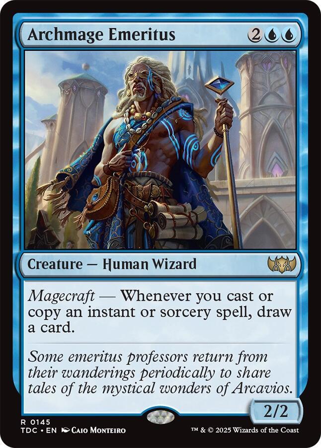 Archmage Emeritus (145) [Tarkir: Dragonstorm Commander]