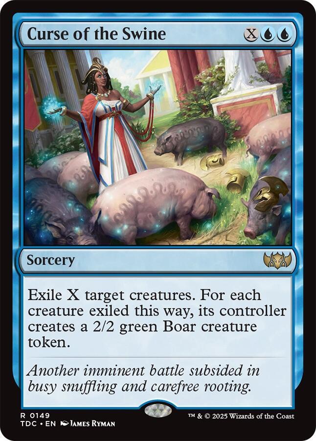 Curse of the Swine (149) [Tarkir: Dragonstorm Commander]