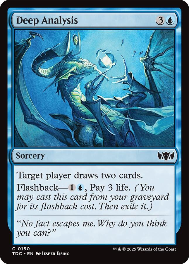 Deep Analysis (150) [Tarkir: Dragonstorm Commander]