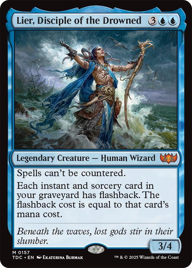 Lier, Disciple of the Drowned (157) [Tarkir: Dragonstorm Commander]